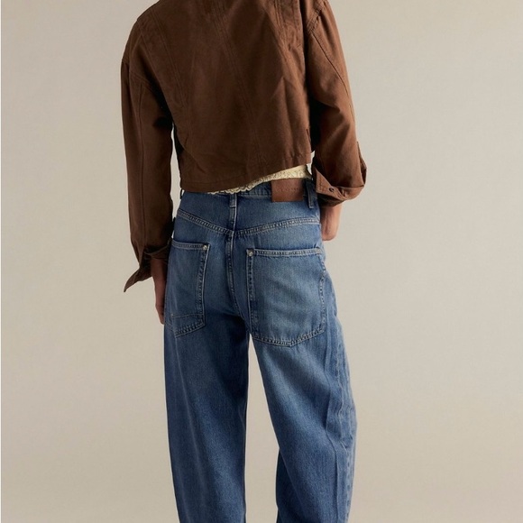 FREE PEOPLE // Truro Baggy Puddle Jeans // size 24 // brand new without tags - Picture 2 of 3